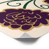 Eggplant Sword Shield Fantasy Wedding Begrüßungsze Poster (Ecke)