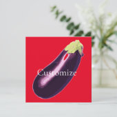 Eggplant Thunder_Cove Einladung (Stehend Vorderseite)