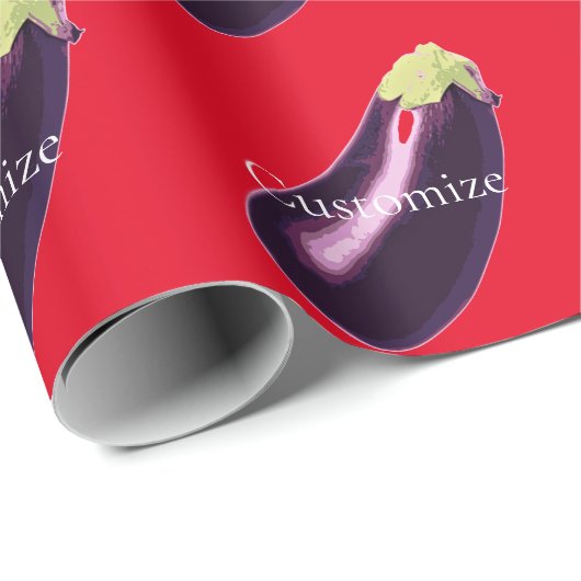 Eggplant Thunder_Cove Geschenkpapier (Rolleneckpunkt)