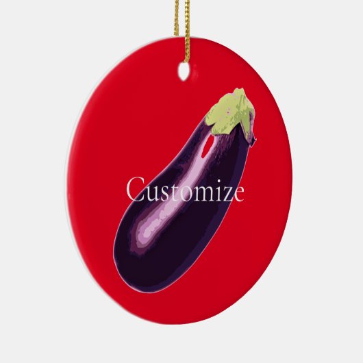 Eggplant Thunder_Cove Keramik Ornament (Rechts)