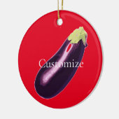 Eggplant Thunder_Cove Keramik Ornament (Links)