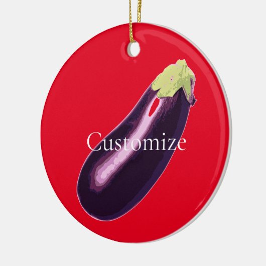 Eggplant Thunder_Cove Keramik Ornament (Links)