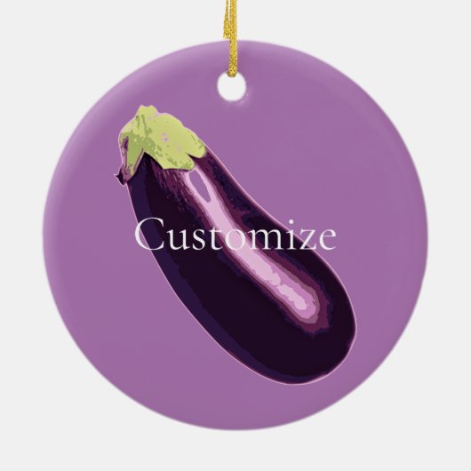 Eggplant Thunder_Cove Keramik Ornament (Hinten)