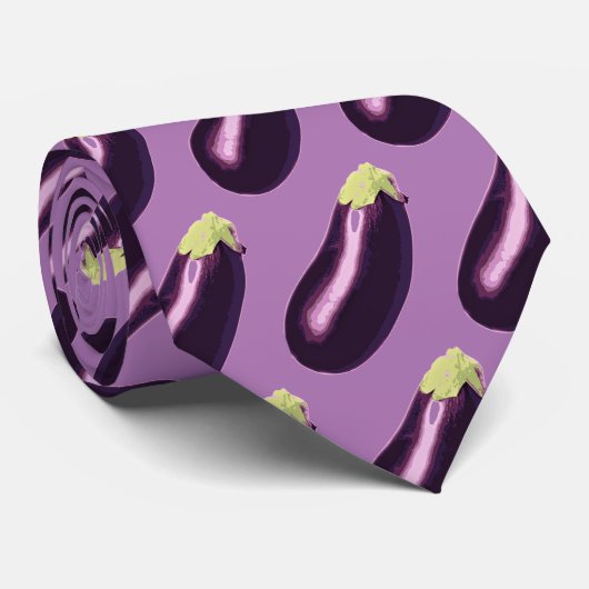 Eggplant Thunder_Cove Krawatte (Gerollt)