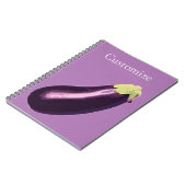 Eggplant Thunder_Cove Notizblock (Linke Seite)