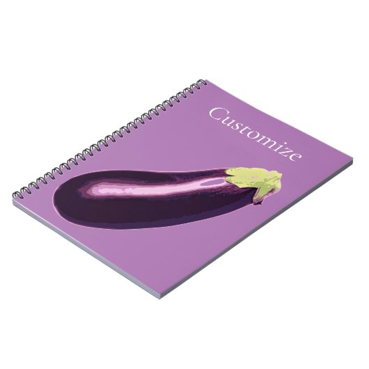 Eggplant Thunder_Cove Notizblock (Linke Seite)