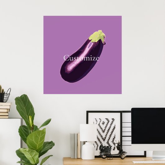 Eggplant Thunder_Cove Poster (Heimbüro)