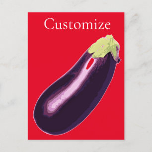 Eggplant Thunder_Cove Postkarte