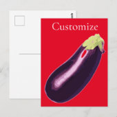 Eggplant Thunder_Cove Postkarte (Vorne/Hinten)