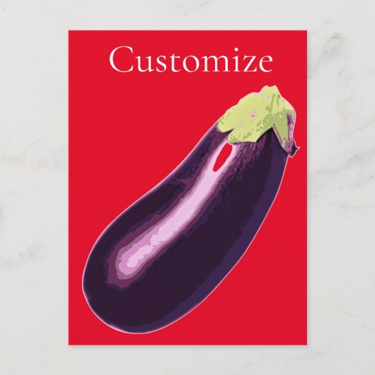 Eggplant Thunder_Cove Postkarte (Vorderseite)