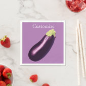 Eggplant Thunder_Cove Serviette (Beispiel)