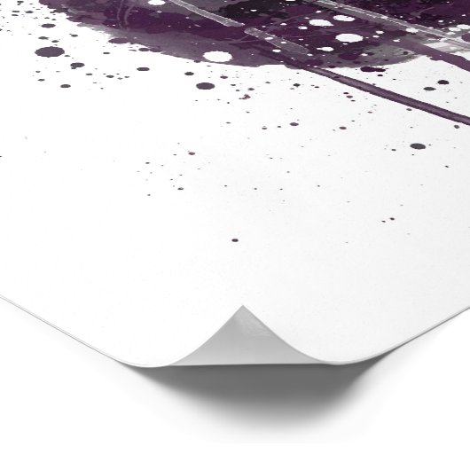 Eggplant Vegetable Poster (Ecke)