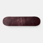 Eggplant Velvet Damask | Plum Lila Grunge Floral Skateboard (Horizontal)