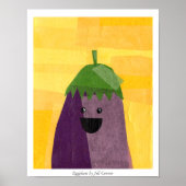 Eggplant von Jill Connor Poster (Vorne)