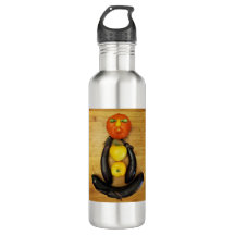 Eggplant Yogi Wasserflasche