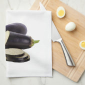 'Eggplants' Küchentuch (Viertel Falte)