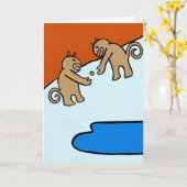 EGGROLLER Gruß-Karte Karte (Gelbe Blume)