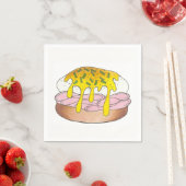 Eggs Benedict Frühstück Küche Feinschmecker Ham Serviette (Beispiel)