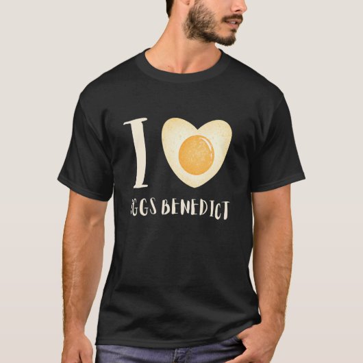 Eggs Benedicts Omelete Breakfast Brunch T-Shirt (Vorderseite)