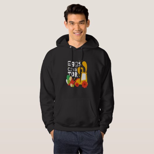 Eggs Cavator Egg  Construction Enthusiasts Alike C Hoodie (Vorne ganz)
