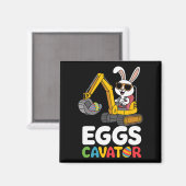Eggs Cavator Oster Bunny Bagger Kleinkind Boys E Magnet (Vorderseite/Rückseite)