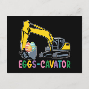 Eggs Cavator Ostereier Ausgrabungsgraben Postkarte