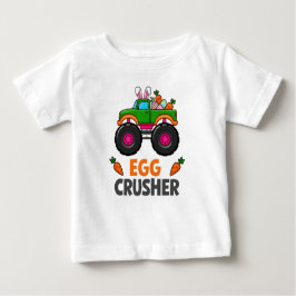 Eggs Crusher Monster Truck Baby T-shirt