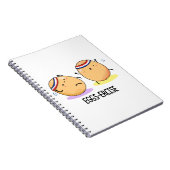 Eggs ercise Funny Aerobic Eggs Pun Notizblock (Rechte Seite)