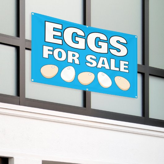Eggs For Sale Banner (Äußeres Gebäude)