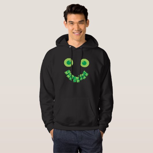 Eggs Ham & Bacon Green Face Brunch St Patricks Day Hoodie (Vorne ganz)