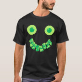 Eggs Ham & Bacon Green Face Brunch St Patricks Day T-Shirt (Vorderseite)