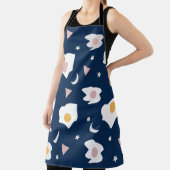 Eggs Moon Stars Abendessen Muster Schürze (InSitu)