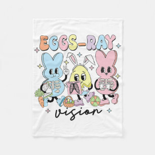 Eggs Ray Vision Nurse Oaster Xray Technologe Krass Fleecedecke