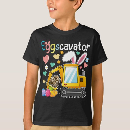 Eggscavator Ausgrabungsgrabungsjagd zu Ostern T-Shirt (Vorderseite)