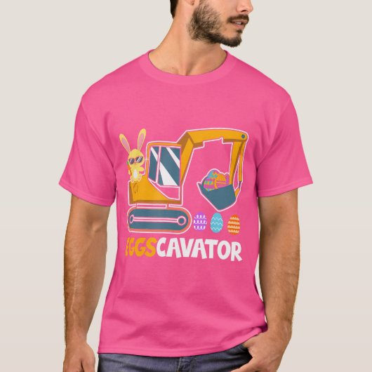 Eggscavator Eggs Cavator Kleinkinder Niedlich Oste T-Shirt (Vorderseite)