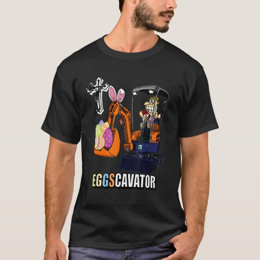 Eggscavator Ostereier Jagd T-Shirt (Vorderseite)