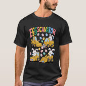 Eggscavator Ostereier Jagdfahrzeug T-Shirt (Vorderseite)