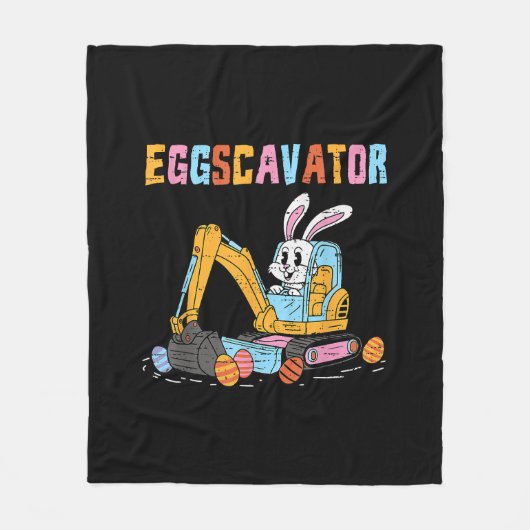 Eggscavator Ostereier Jagdwagen bis Fleecedecke (Vorderseite)