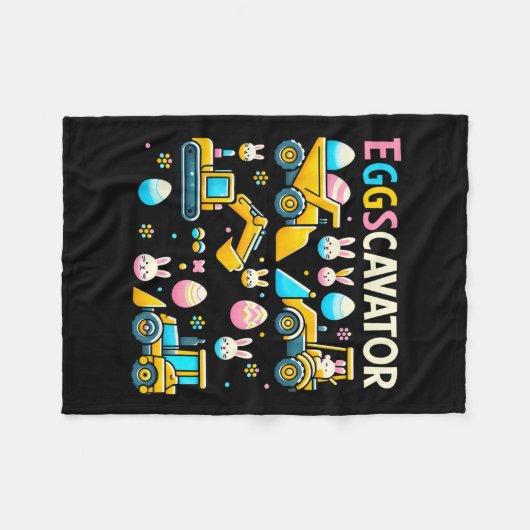 Eggscavator Ostereier Jagdwagen bis Fleecedecke (Vorderseite (Horizontal))