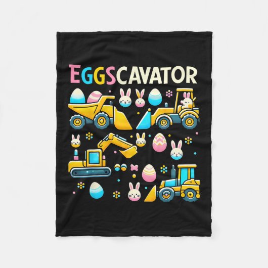 Eggscavator Ostereier Jagdwagen bis Fleecedecke (Vorderseite)