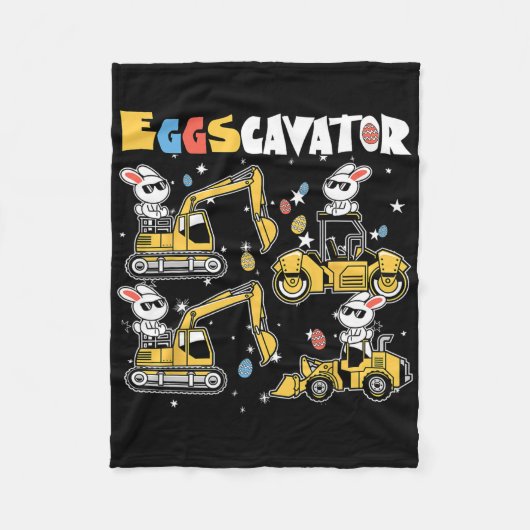 Eggscavator Ostereier Jagdwagen bis Fleecedecke (Vorderseite)