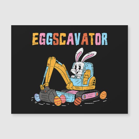 Eggscavator Ostereier Jagdwagen bis Magnetkarte (Vorderseite)