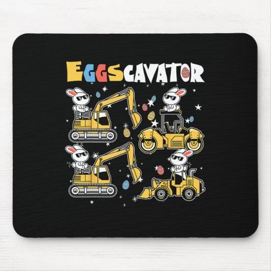 Eggscavator Ostereier Jagdwagen bis Mousepad (Vorne)