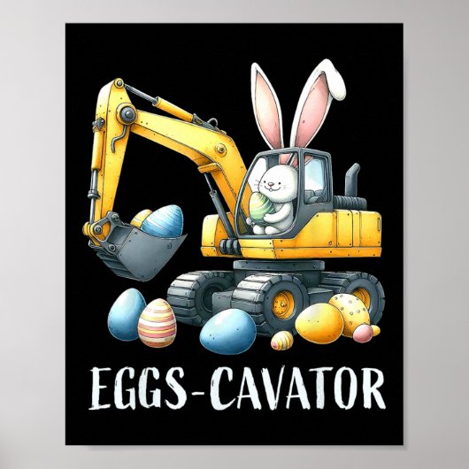 Eggscavator Ostereier Jagdwagen bis Poster (Vorne)