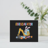 Eggscavator Ostereier Jagdwagen bis Save The Date (Stehend Vorderseite)