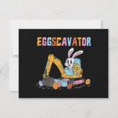 Eggscavator Ostereier Jagdwagen bis Save The Date (Rückseite)