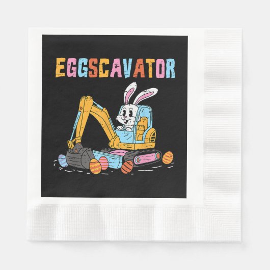 Eggscavator Ostereier Jagdwagen bis Serviette (Vorderseite)