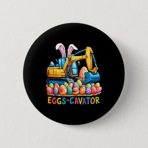 Eggscavator Ostereier-Suche-Bau-LKWs Zu Button