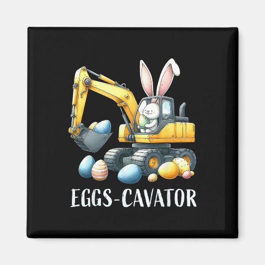 Eggscavator Ostereier-Suche-Bau-LKWs Zu Magnet (Vorne)