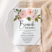 Eggshell and Blush Bridal Brunch Einladung